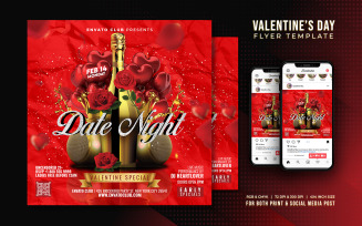 Valentines Special Party Flyer