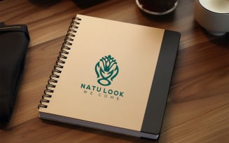 Notepad cover mockup | notepad logo mockup | book cover mockup | note pad cover mockup