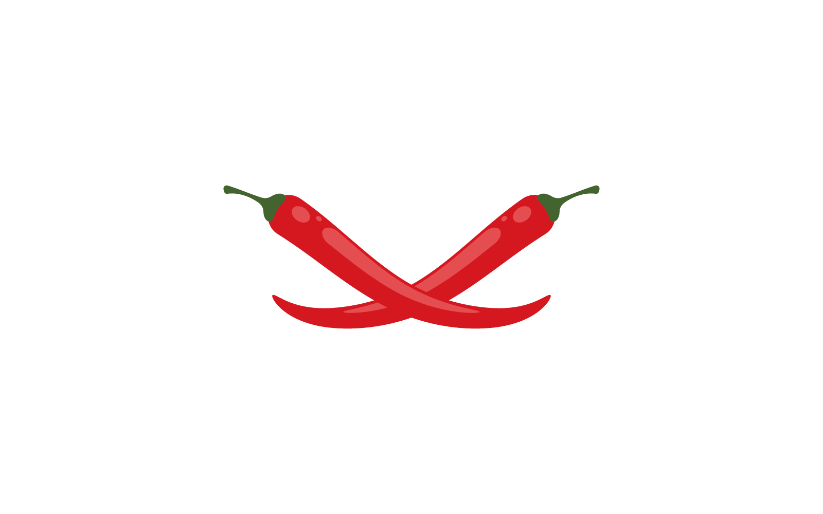 Red hot Chili illustration vector template