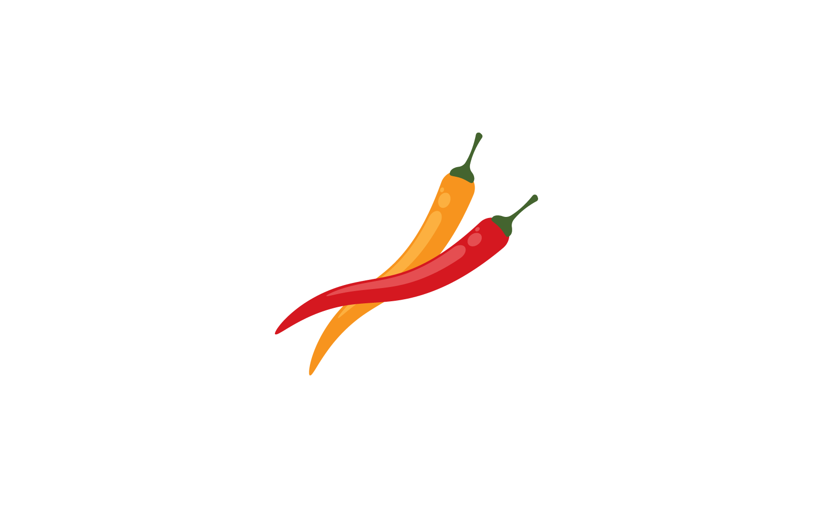 Red hot Chili logo vector template illustration