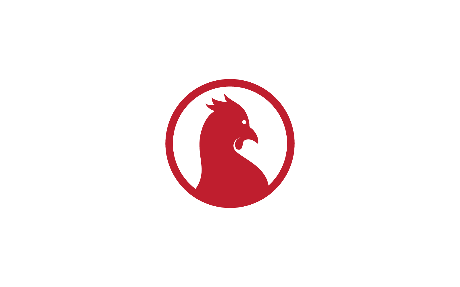 Rooster logo vector logo illustration template