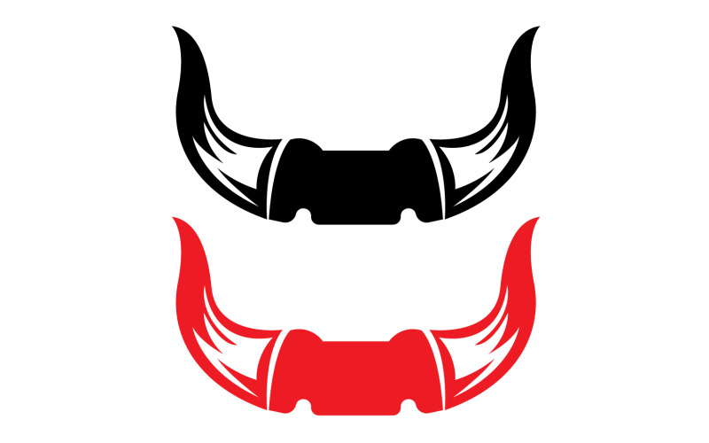 Bull and buffalo head cow animal mascot logo design vector version 17 Logo Template