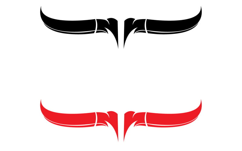 Bull and buffalo head cow animal mascot logo design vector version 2 Logo Template