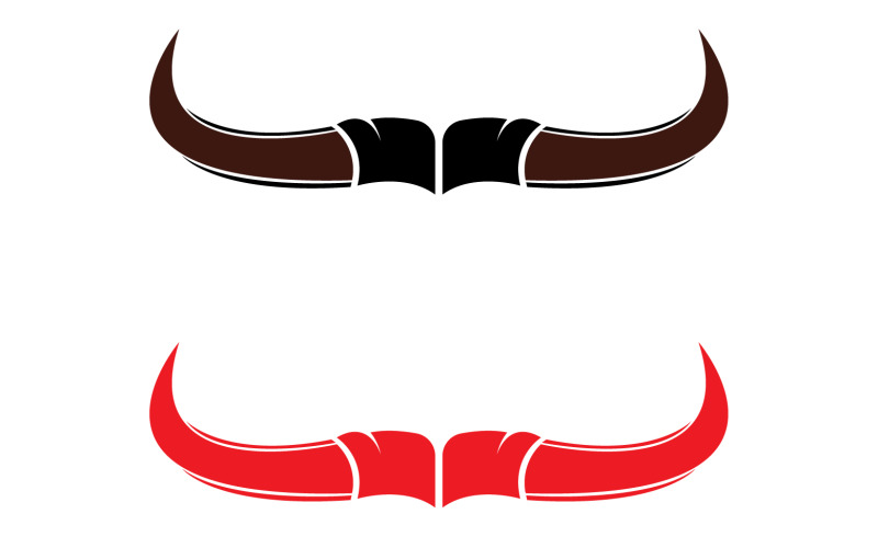 Bull and buffalo head cow animal mascot logo design vector version 5 Logo Template
