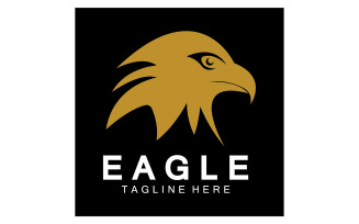 Eagle head bird logo vector version 10