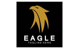 Eagle head bird logo vector version 13