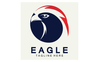 Eagle head bird logo vector version 18