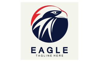 Eagle head bird logo vector version 20