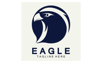 Eagle head bird logo vector version 21