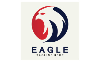 Eagle head bird logo vector version 23