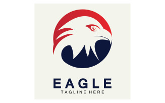 Eagle head bird logo vector version 26