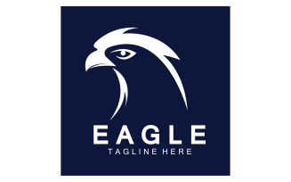 Eagle head bird logo vector version 2