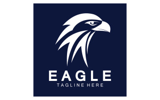 Eagle head bird logo vector version 4