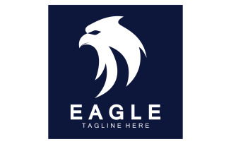 Eagle head bird logo vector version 7