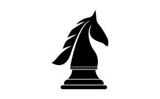 Horse logo simple vector version 5