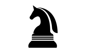 Horse logo simple vector version 7