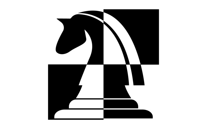 Horse logo simple vector version 19 Logo Template