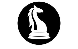 Horse logo simple vector version 27