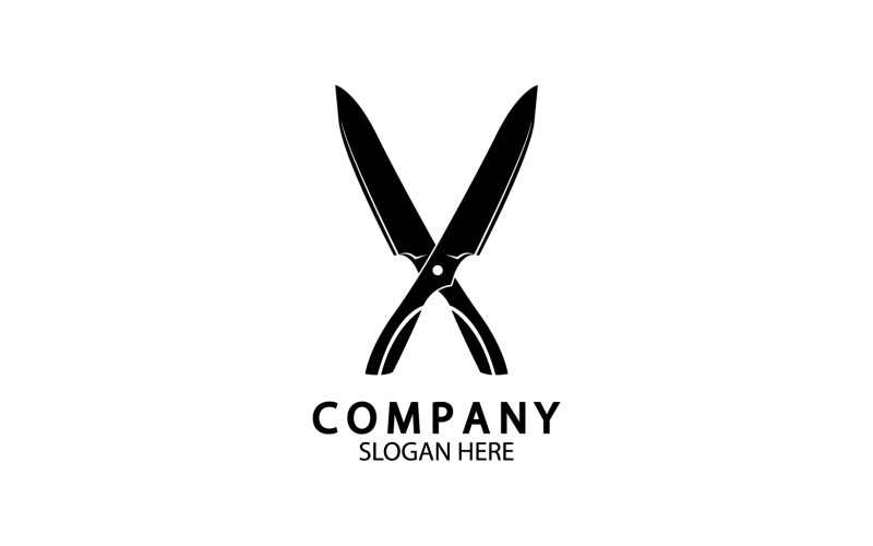 Kitchen knife symbol template logo vector version 3 Logo Template
