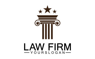 Law firm template logo simple version 12