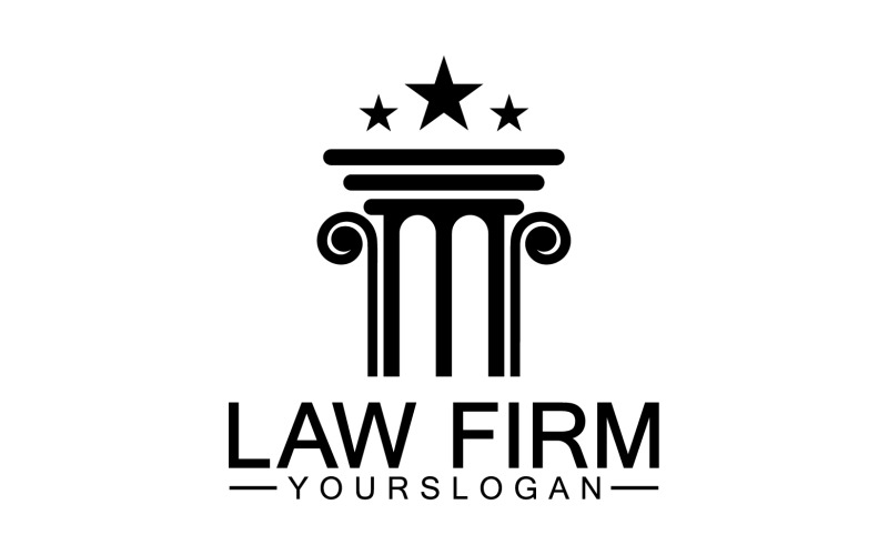 Law firm template logo simple version 18 Logo Template