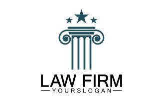 Law firm template logo simple version 24