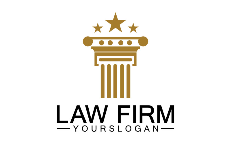 Law firm template logo simple version 27 Logo Template
