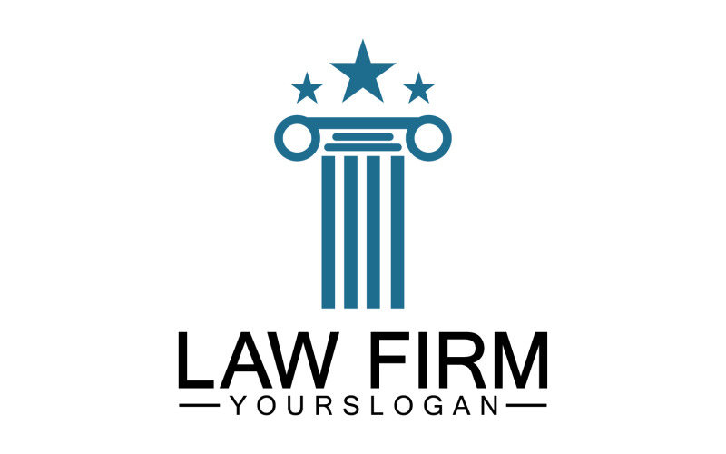 Law firm template logo simple version 28 Logo Template
