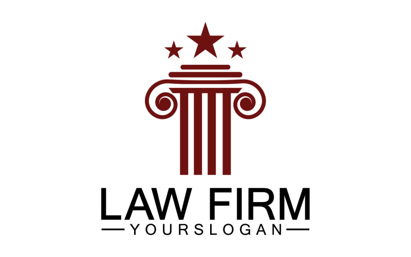 Law firm template logo simple version 29 Logo Template