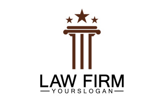 Law firm template logo simple version 30