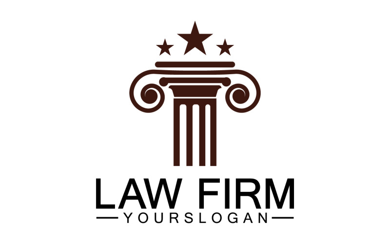 Law firm template logo simple version 31 Logo Template