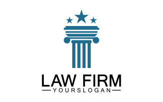 Law firm template logo simple version 6