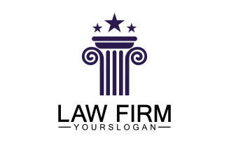 Law firm template logo simple version 7