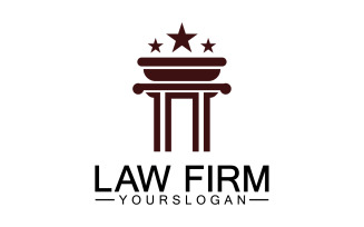 Law firm template logo simple version 8