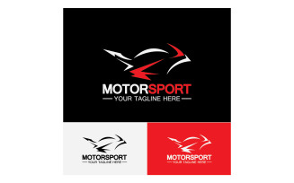 Motor sport icon logo template vector version 11