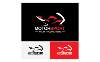 Motor sport icon logo template vector version 20