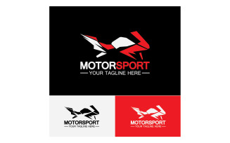 Motor sport icon logo template vector version 22