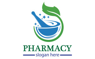 Parmacy herbal logo template version 20