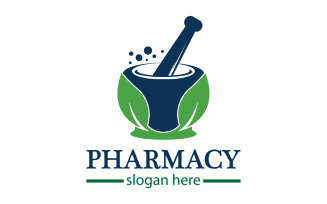 Parmacy herbal logo template version 24