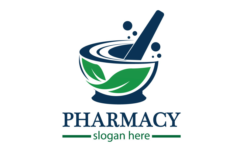 Parmacy herbal logo template version 25 Logo Template