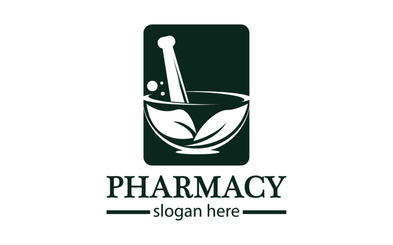 Parmacy herbal logo template version 32 Logo Template