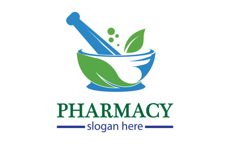 Parmacy herbal logo template version 9 Logo Template