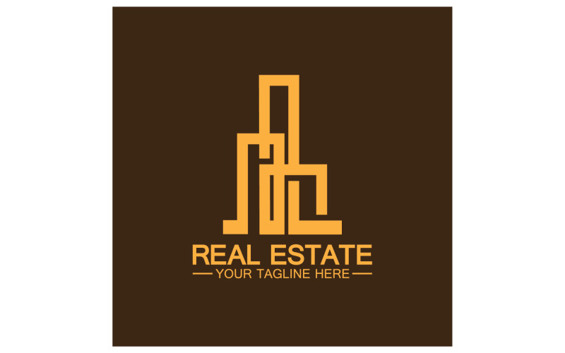 Real estate building tower logo template version 13 Logo Template