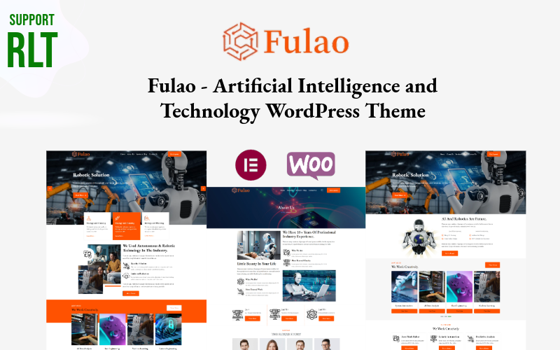 Fulao - Artificial Intelligence and Technology WordPress Theme