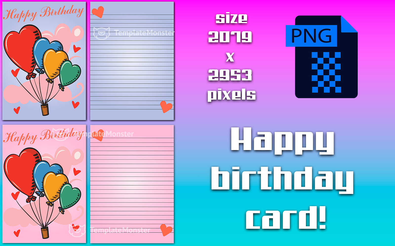 Template #387644 Birthday Card Webdesign Template - Logo template Preview