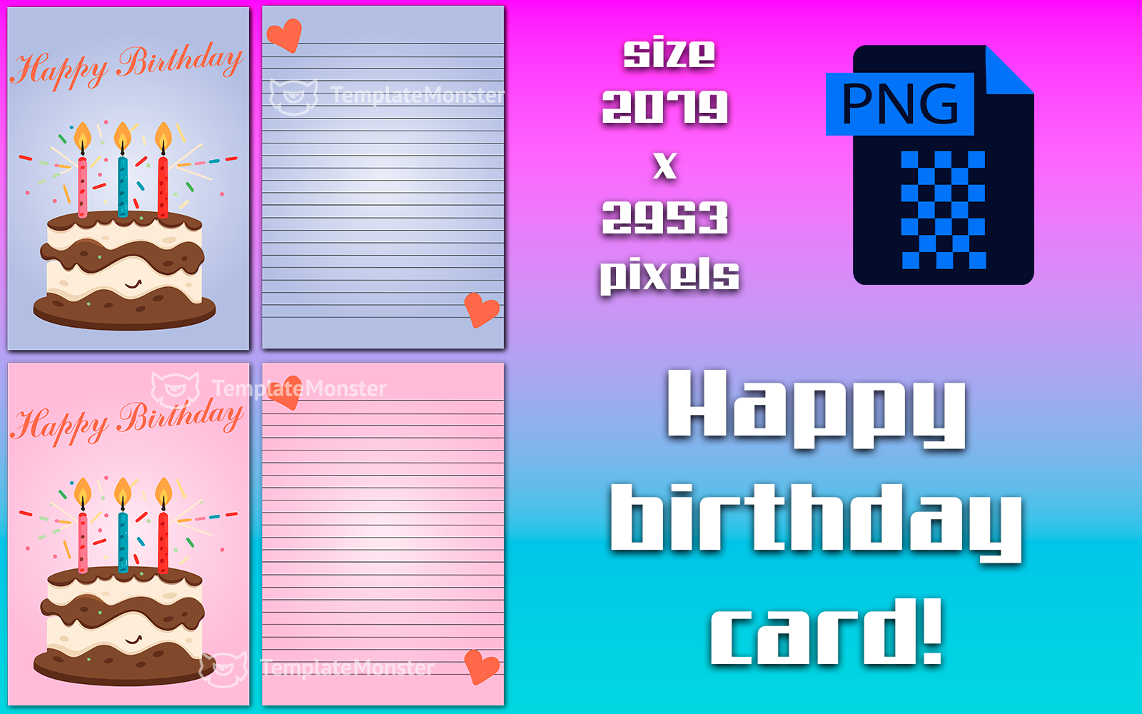 Template #387647 Birthday Card Webdesign Template - Logo template Preview