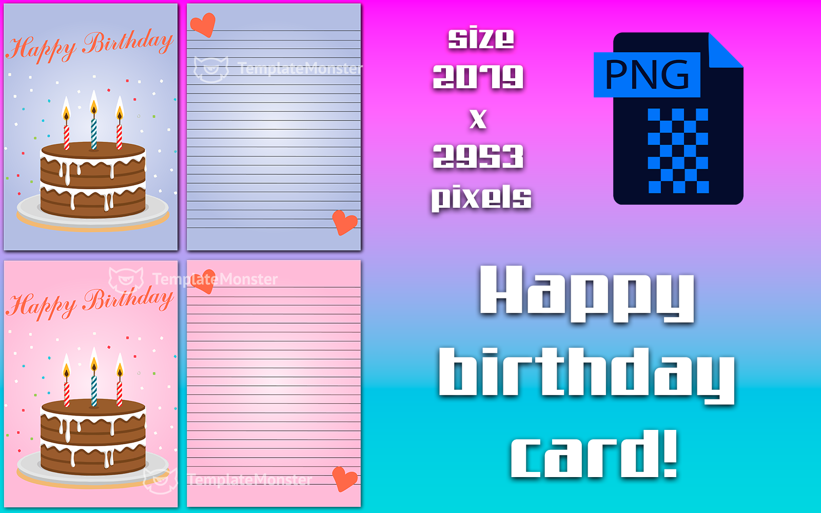 Template #387648 Birthday Card Webdesign Template - Logo template Preview