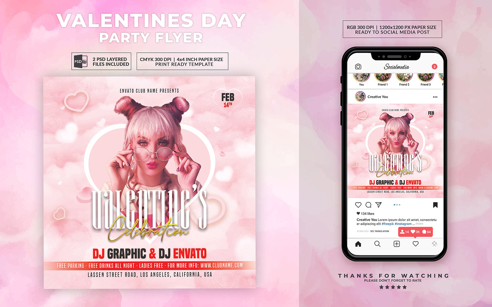 Template #387694 Valentines Day Webdesign Template - Logo template Preview
