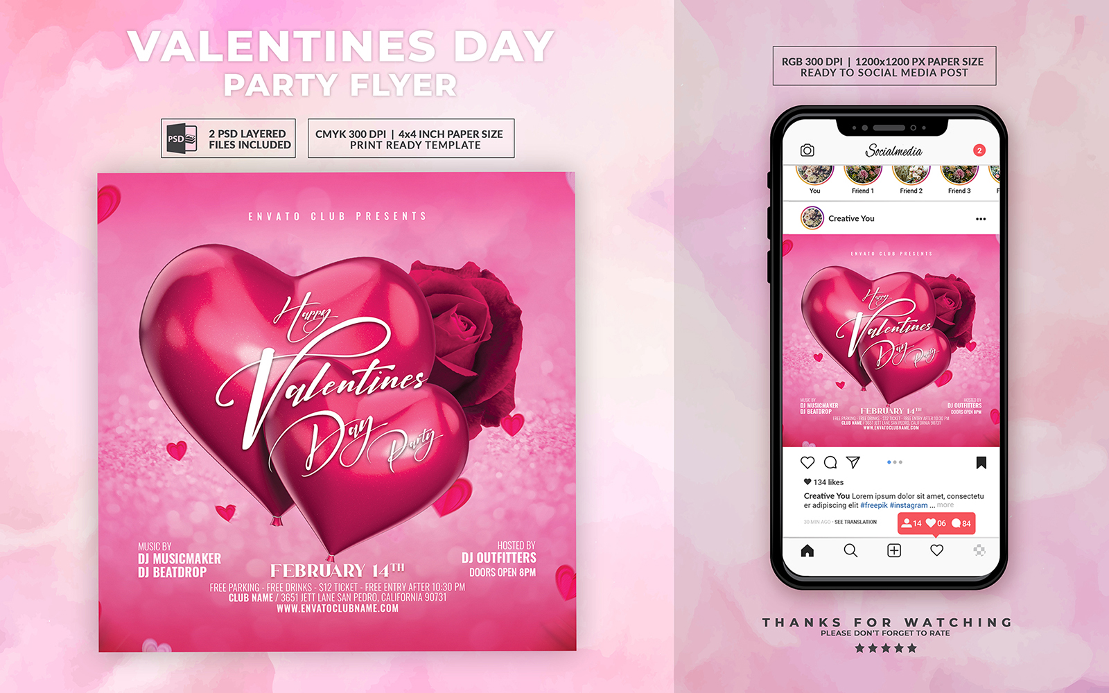 Template #387697 Valentines Day Webdesign Template - Logo template Preview