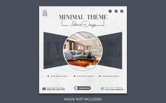 Minimal Furniture Social Media Post Templates